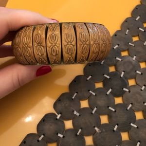 Unique! ✨ Oversized Embellished Bangle Bracelet